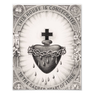 Foto O Coração Mais Sagrado de Jesus Símbolo Divino