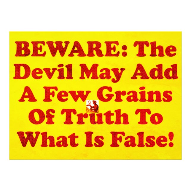 Foto O Diabo É Um Mentiroso! (Frente)