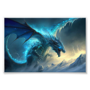 Foto O Dragão de Gelo, Arte Fantástica, Dragões, SciFi