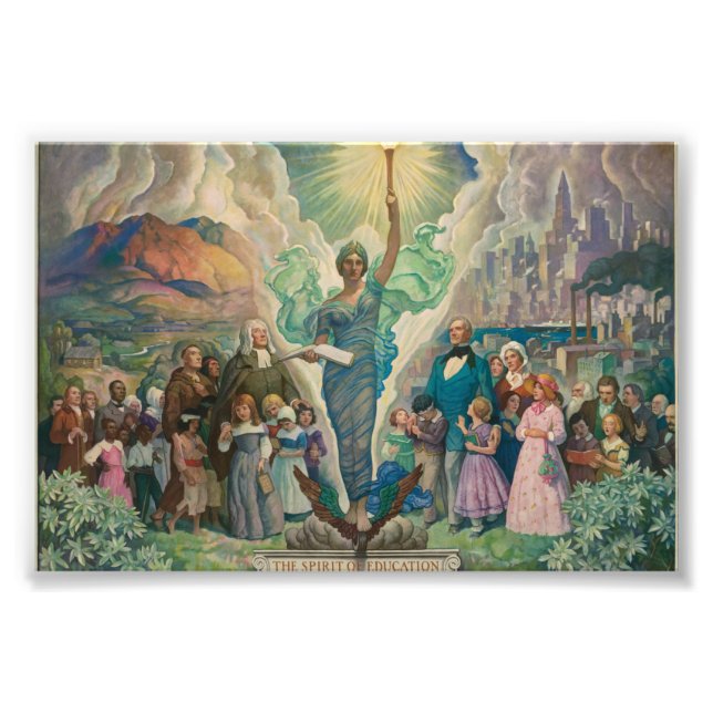 Foto O Espírito de Educação de Newell Convers Wyeth (Frente)