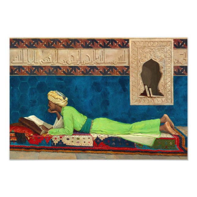 Foto O estudioso de Osman Hamdi Bey (Frente)