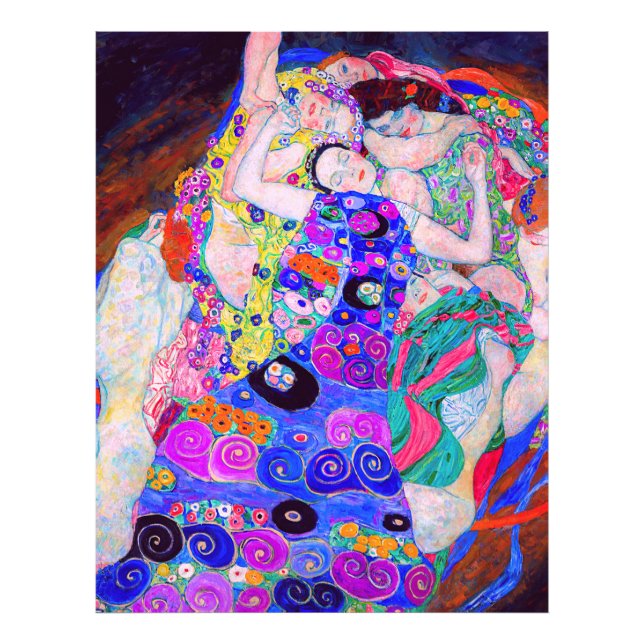 Foto O famoso quadro de Gustav Klimt, The Virgin (1913) (Frente)