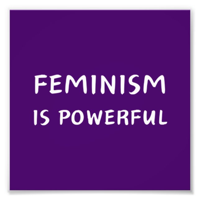 Foto O feminismo é poderoso (Frente)