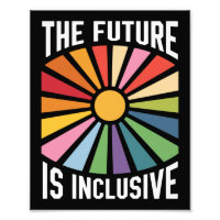 O Futuro é Inclusivo Arco-Íris Orgulho Direitos Tr