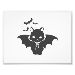 Foto O gato vampiro tem canino - Escolha cor de volta