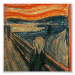 Foto O gritar de Edvard Munch, pintor simbolista