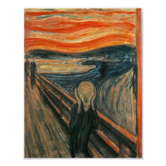 Foto O Gritar - Edvard Munch (Frente)