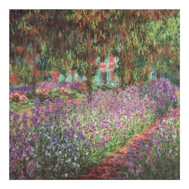 Foto O Jardim do Artista em Giverny por Claude Monet (Frente)