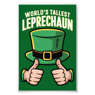 Foto O Leprechaun Mais Alto do Mundo Humor Irlandês Eng