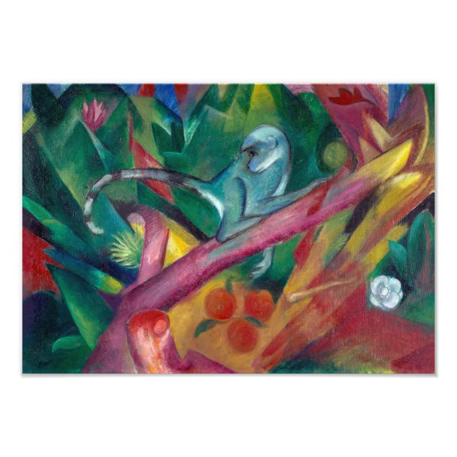 Foto O Macaco | Franz Marc | (Frente)