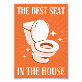 Foto O melhor assento da casa - Muro de Banheiro Engraç