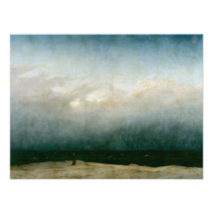 Foto O Monge pelo Mar de Caspar David Friedrich