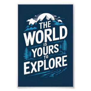Foto O mundo é seu para explorar