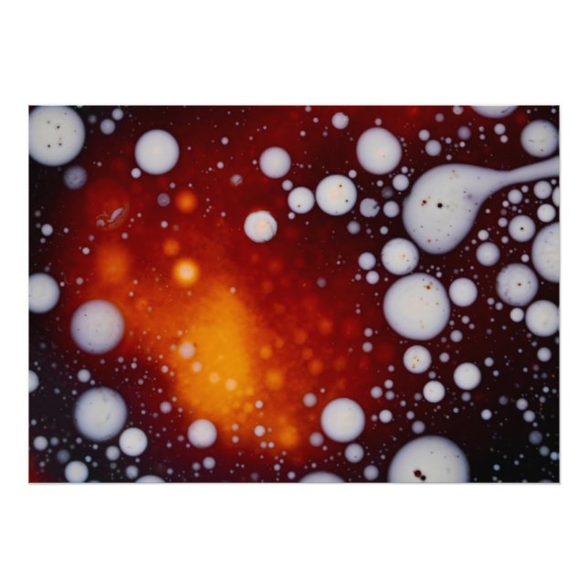 Foto O nascimento das estrelas num líquido de Abstrato (Frente)