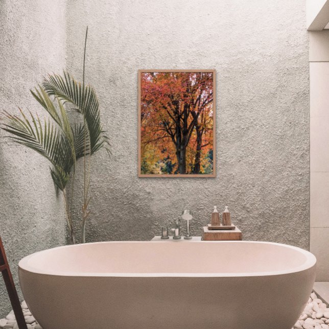 Foto O outono Colorir Deixa Fotográfico (In Situ Framed)