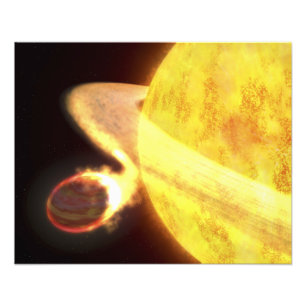 Foto O planeta conhecido o mais quente na Via Láctea