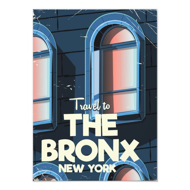 Foto O pôster de viagem do Bronx Nova York (Frente)