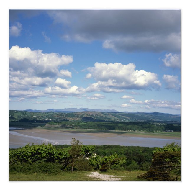 Foto O rio Kent visto de Arnside Knott Arnside (Frente)