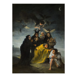 Foto O Sabá das Bruxas, Las Brujas, por Francisco Goya