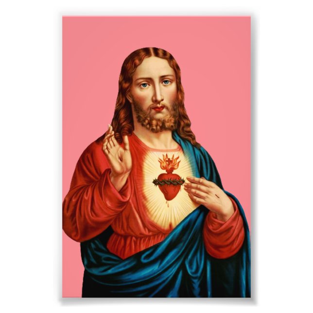 Foto O Sagrado Coração de Jesus (Frente)