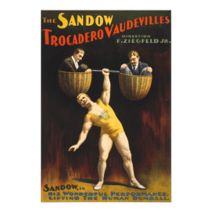 Foto O Sandow Eugen Sandow Levantador de Peso de Vaudev