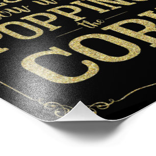 Foto o sinal do casamento do álcool, cortiça do pop,