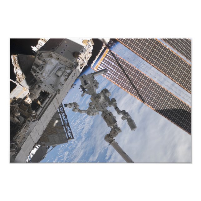 Foto O sistema robótico Dextre construído no Canadá (Frente)