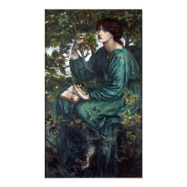 Foto O Sonho do Dia de Dante Gabriel Rossetti (Frente)