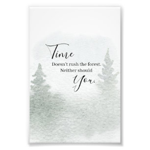 Foto O tempo não corre a floresta