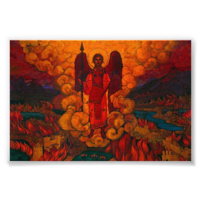 Foto O último anjo de Nicholas Roerich (Frente)