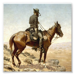 Foto “O Vigia” Arte Cowboy por Frederic Remington