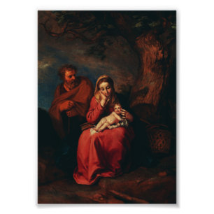 Foto O Vôo para o Egito por Abraham Bloemaert 