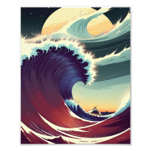 Foto Obra-prima de Hokusai: A Grande Onda Convida