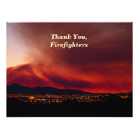 Obrigado, Bombeiros, Sky on Fire Fine Art