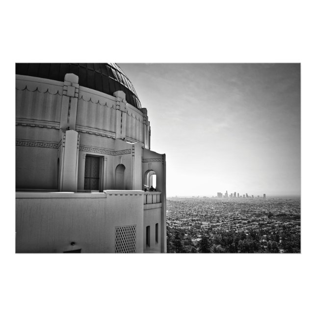 Foto Observatório Griffith e Centro Los Angeles (Frente)