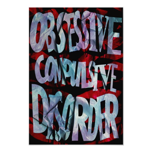 Foto OCD Awareness, Colour Theory Poster (Textured) (Frente)