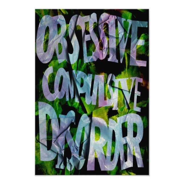 Foto OCD Awareness, Colour Theory Poster (Textured) (Frente)