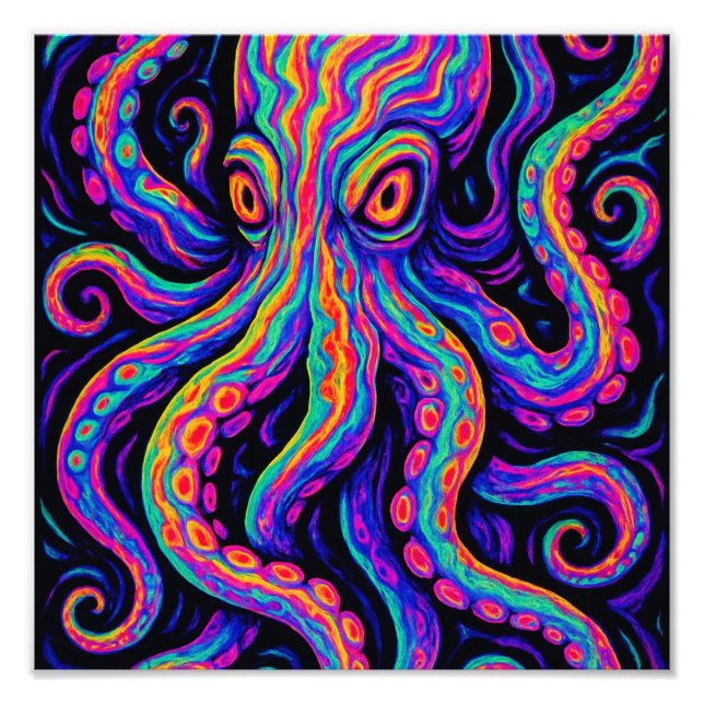 Foto Octopus vibrante de triquete (Frente)