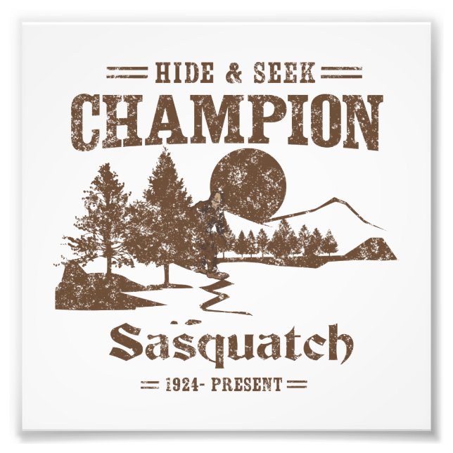 Foto Ocultar e Buscar Sasquatch Champion (Frente)