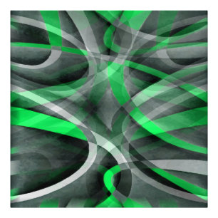 Foto Oito Chic Suculento Verde e Cinza Abstrato Pa