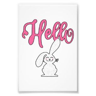 Foto Olá Coelhinho  Presente De Bunny Lovers Cute