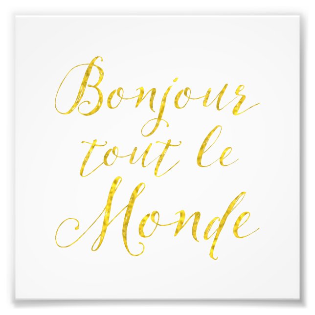 Foto Olá, pessoal! Bonjour Tout le Monde! (Frente)