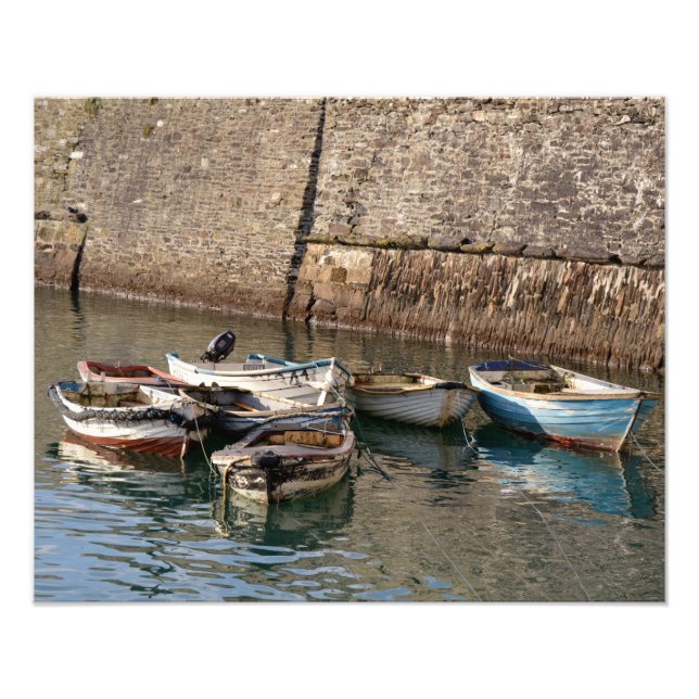 Foto Old Boats Mevagissey Cornwall Inglaterra (Frente)