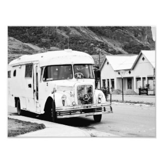 Foto Old Bus in the street.
