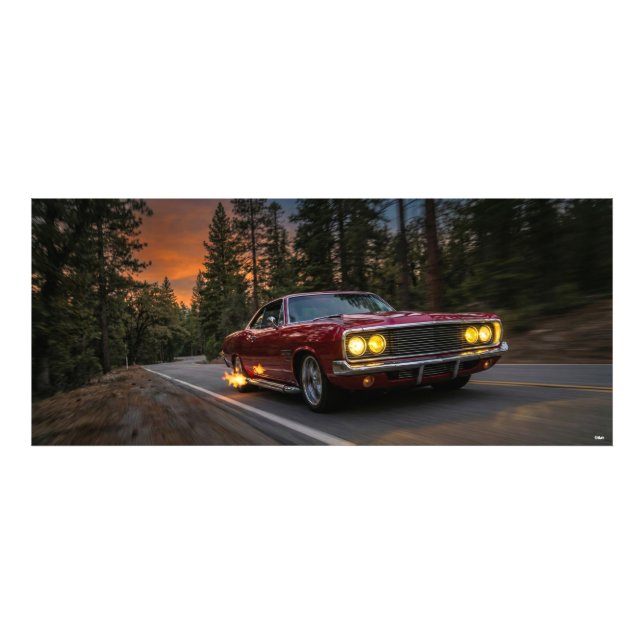 Foto Old car on the road  (Frente)