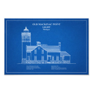 Foto Old Mackinac Point Light - Michigan - AD