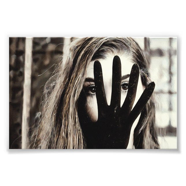 Foto Olhos E Mão (Frente)