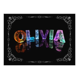 Foto Olivia - a Olivia conhecida em 3D ilumina-se