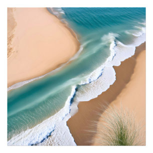 Foto Ondas Oceânicas Pacífico Rolando Sobre Areias Dour
