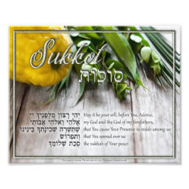 Foto Oração Hebraica Sukkot para Sukkah